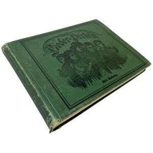 Antique‎ German Lieder Perlen Songbook Music Score Book Green Cover 1904